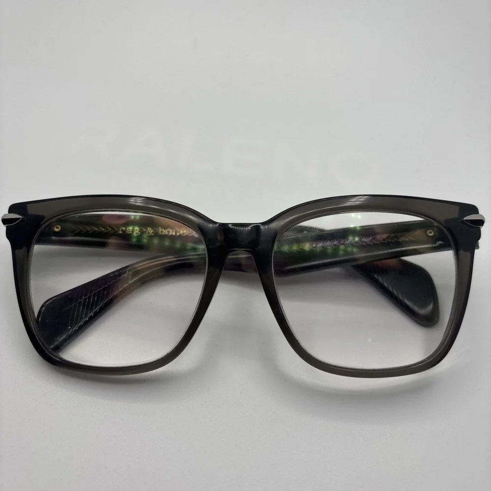 Rag & Bone RNB 3015 ACK Eyeglasses Frame 52-17-140mm Clear Gray #138